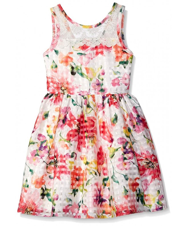 Bloome Girls Floral Printed Organza