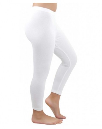 ToBeInStyle Cotton Spandex Fitted Length Leggings