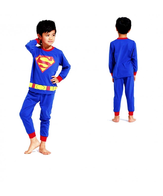 Baby Superhero Cartoon Pajamas Set