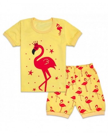 WWEXU Flamingo Loungewear Nightwear Sleepwear