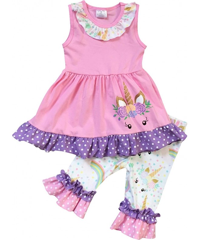 Toddler Pieces Unicorn Ruffle Outfit