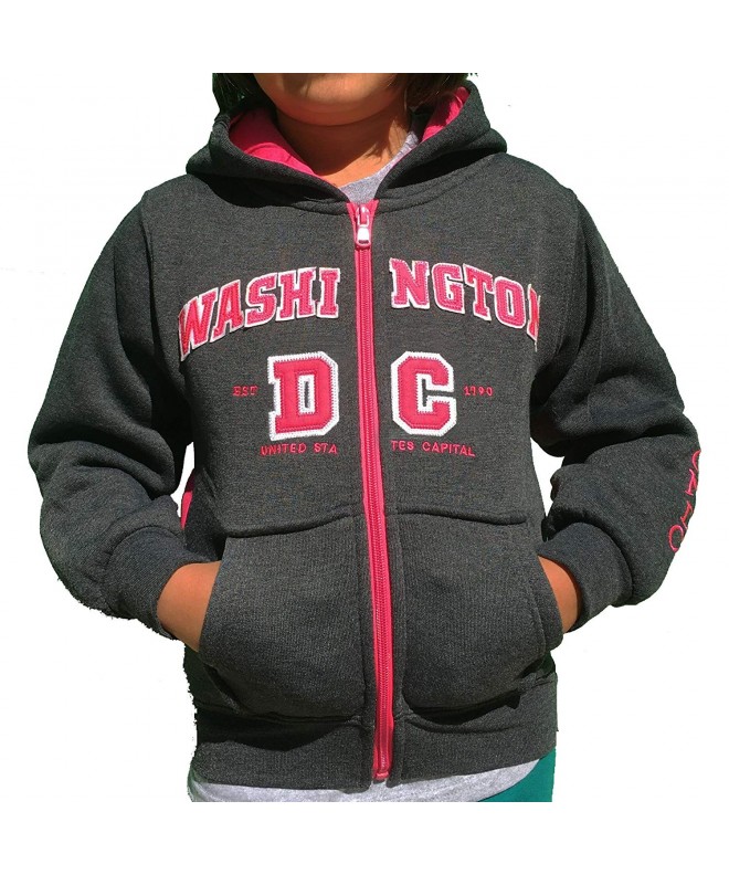 Washington DC Kids Gray Hoodie