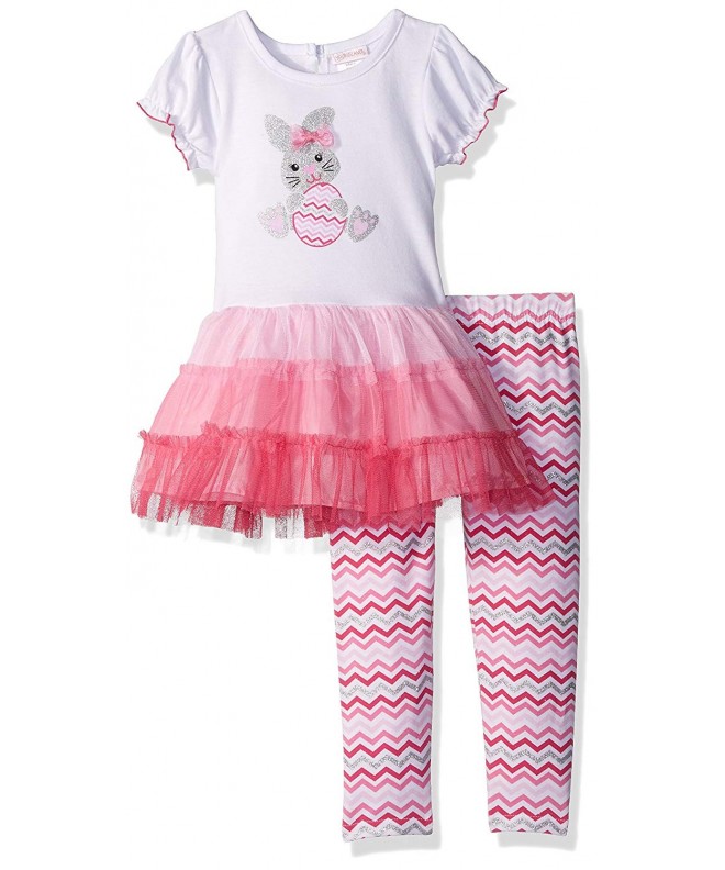 Youngland Easter Applique Chevron Legging