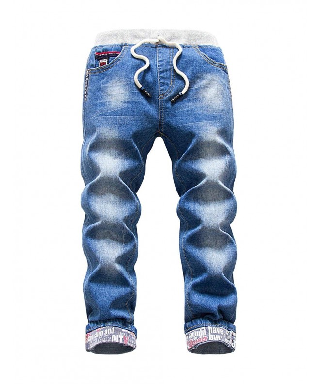 Premium Skinny Boys Jeans Slim Fit Pants for Toddlers Kids and Teens ...