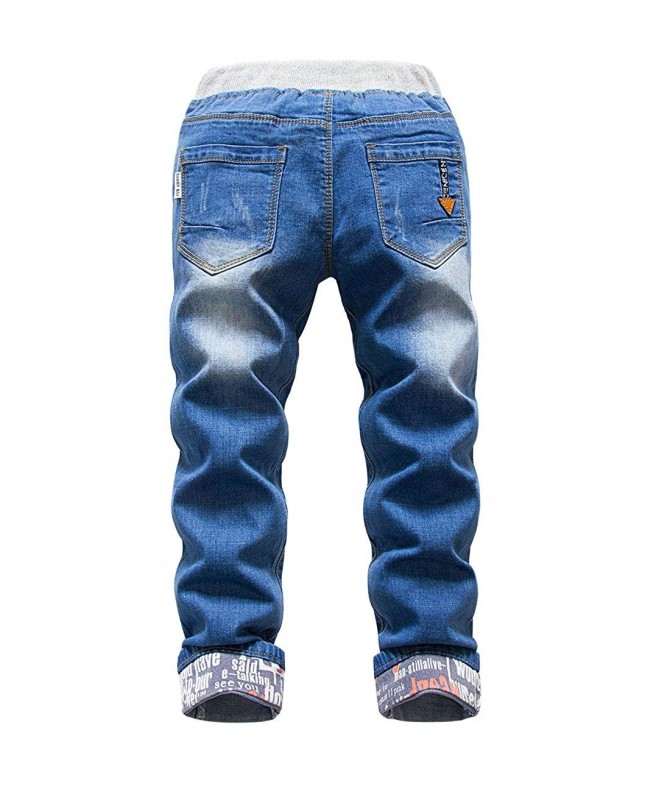 Premium Skinny Boys Jeans Slim Fit Pants for Toddlers Kids and Teens ...