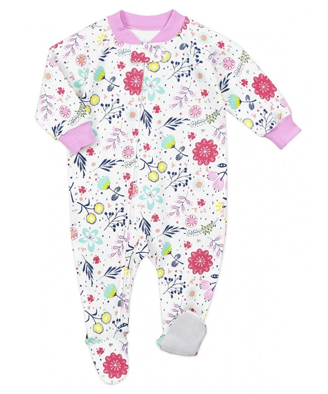 Girls' Soft Footed Pajamas - Pastries and Tea - Pat_02 - CY182KSDMCL