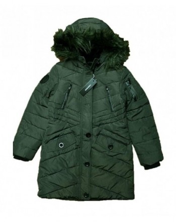 Diesel Girls Removable Hooded Puffer