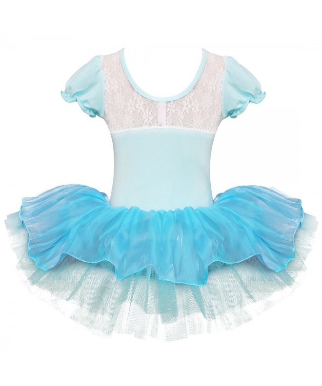 Girls Elegant Snowflake Princess School Ballet Dance Wear Party Dress ...