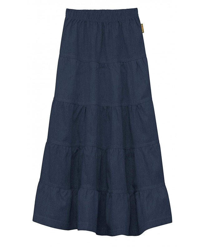 GIRLS CHILDRENS Ankle Length Tiered