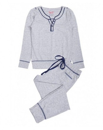 Girls Pajamas Grey Size 140 146