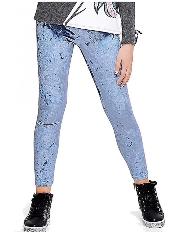 Generic Justice Shimmer Velour Leggings