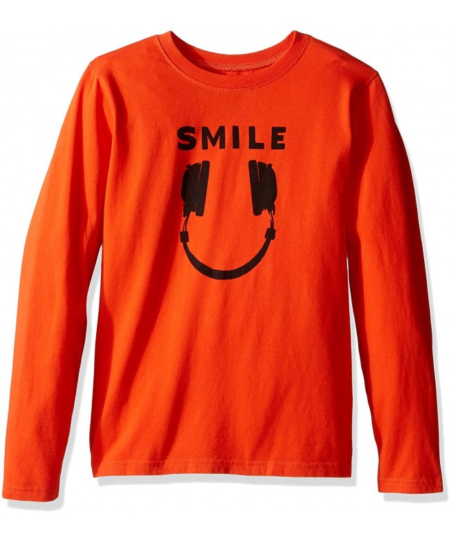 Life Good Longsleeve Headphones Orange