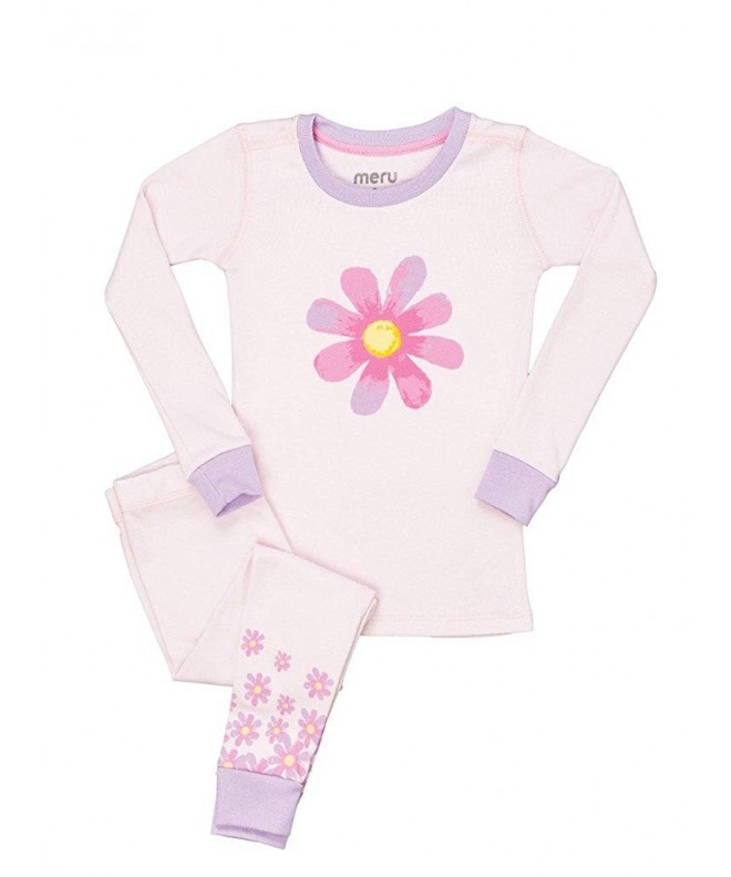 Meru Girls Flower Pajama Cotton