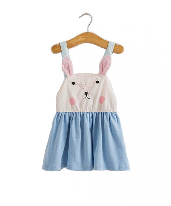 Kebaner Summer Sundress Cartoon Rabbit