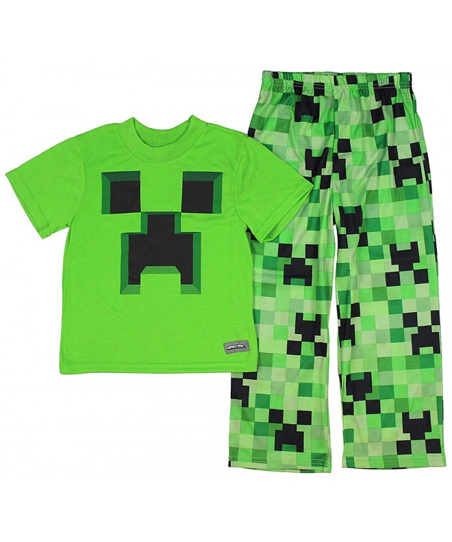 Boys Minecraft Creeper 2 Piece Pajama