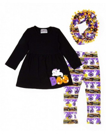 Boutique Girls Halloween Outfit Set