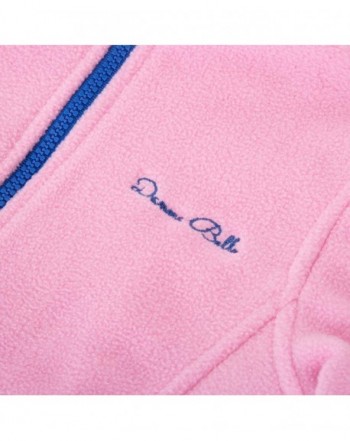 Danna Belle Kids Unisex Long Sleeve Stand Collar Zip-Up Polar Fleece Coat