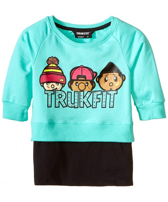 Trukfit Little Girls Sweatshirt Layering
