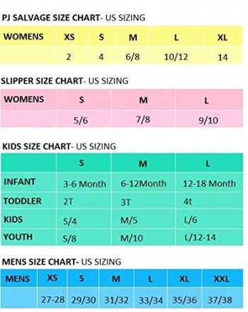 Girls Size Chart Us