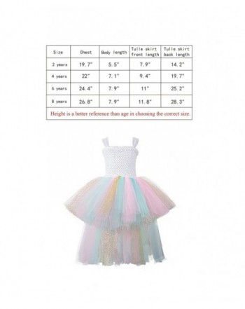 Tutu Dress for Girls Handmade Rainbow Tulle Dress for Unicorn Party ...