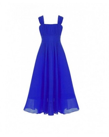 Horcute Ruched Chiffon Floor length Bridesmaid