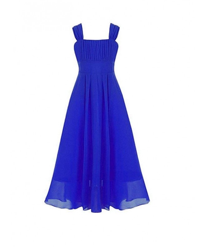 Horcute Ruched Chiffon Floor length Bridesmaid