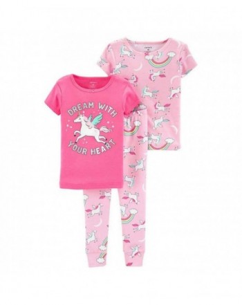 Toddler Girls Unicorn 3 Piece Pajama