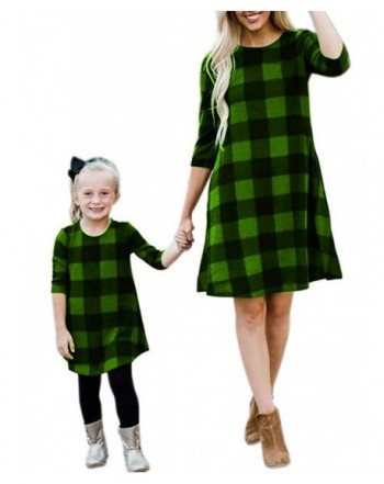 Ofenbuy Dresses Parent Child Outfits Pockets