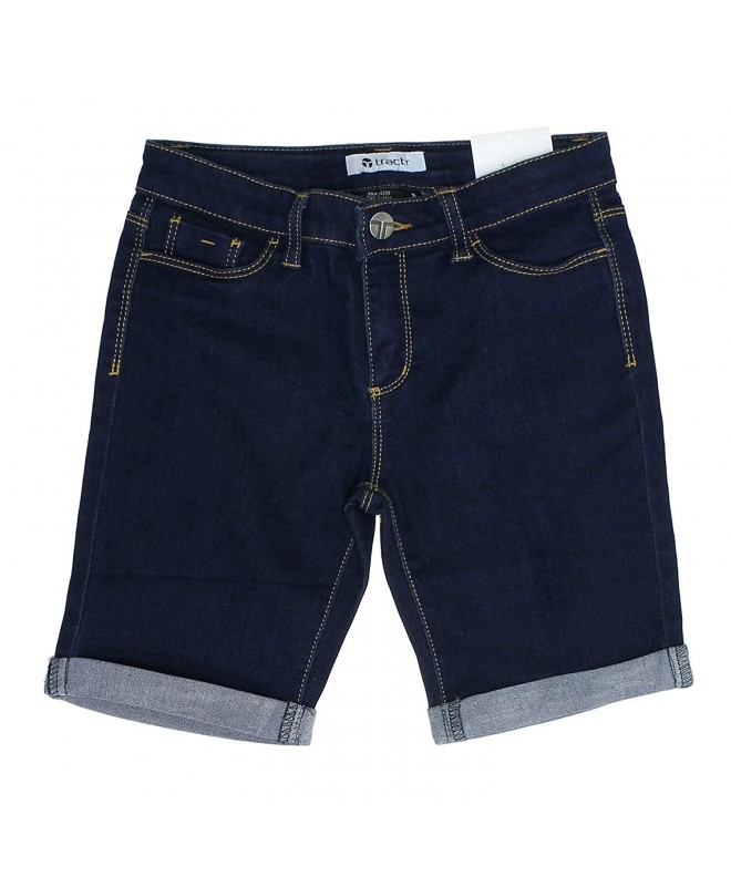Tractr Stretch Short Rolled Cuffs