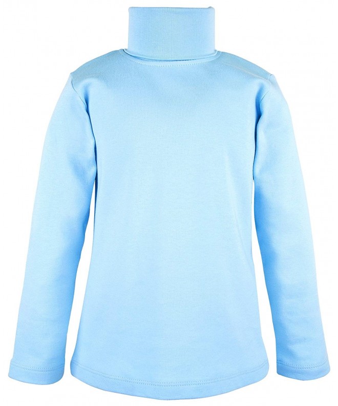 Lovetti Sleeve Turtleneck Cotton T Shirt