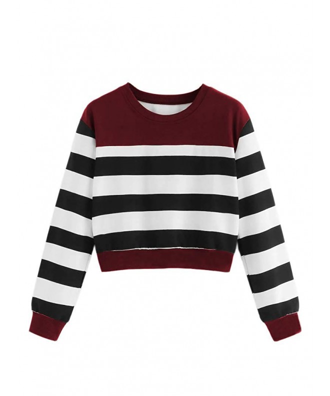 Imily Bela Striped Sweatshirts Blouses