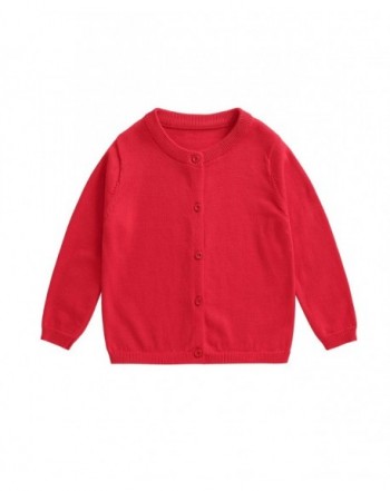 Little Girl Knit Cardigan Sweater