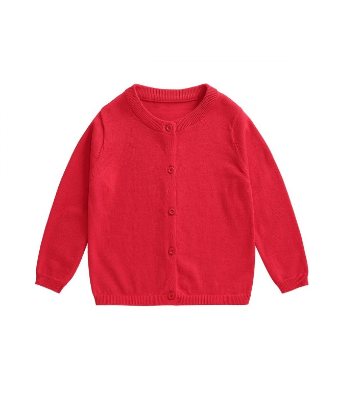 Little Girl Knit Cardigan Sweater