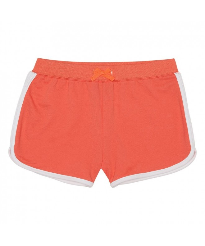 Girls' Little French Terry Short - Fiery Coral Heather 6 - CK184HEQXW6
