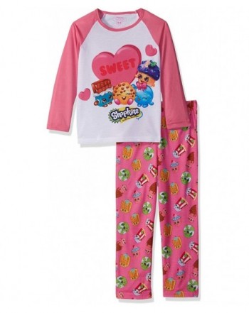 Intimo Girls Shopkins Sleeve Pajama