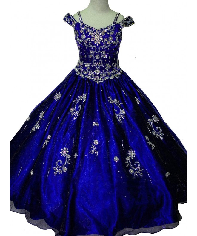 Leho Princess Beading Pageant Dresses