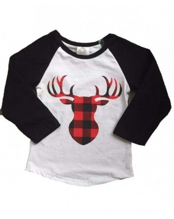 BluNight Collection Reindeer Raglans T Shirt