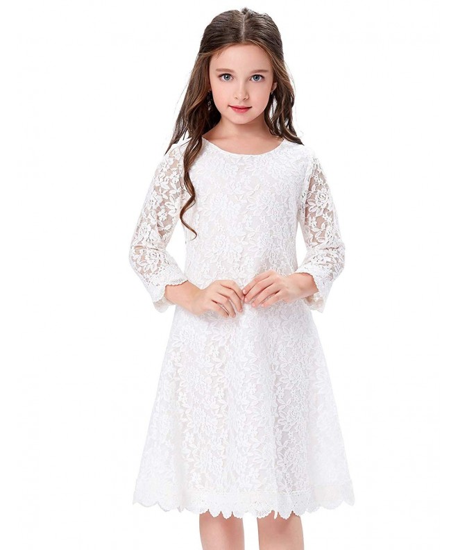 White Dress Girls Store, 52% OFF | www ...