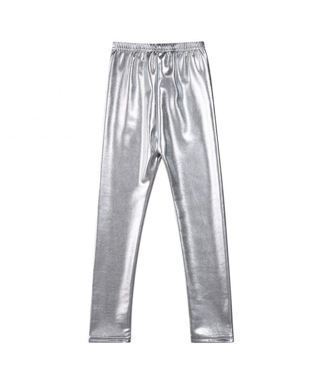 Milila Metallic Fashion Silver Leggings
