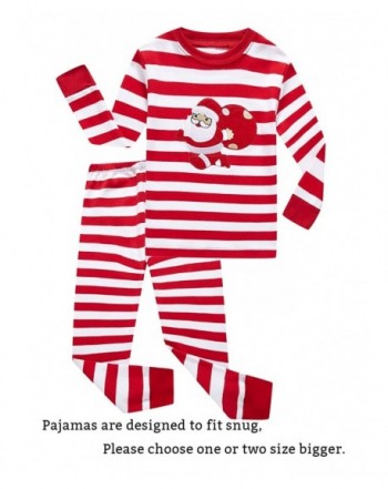 Pajamas Christmas Striped Little Toddler
