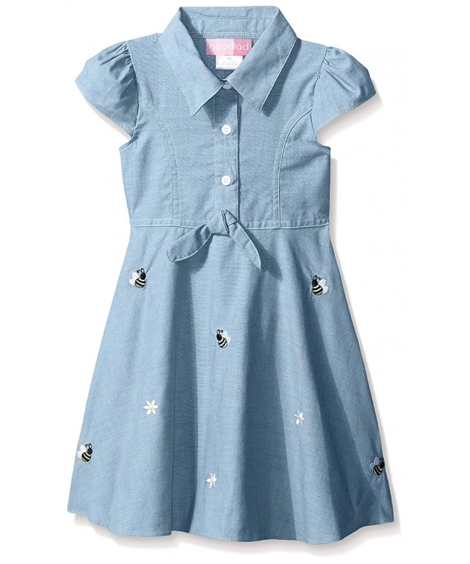Good Lad Girls Chambray Embroidery