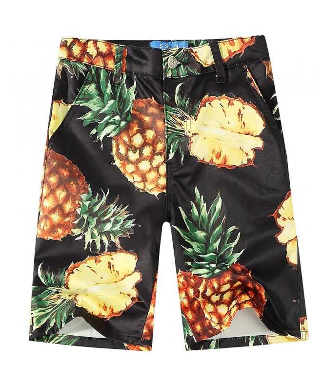 SSLR Pineapples Casual Hawaiian Shorts