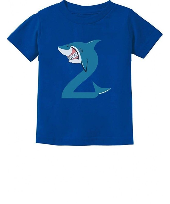 TeeStars Birthday Shark Toddler T Shirt