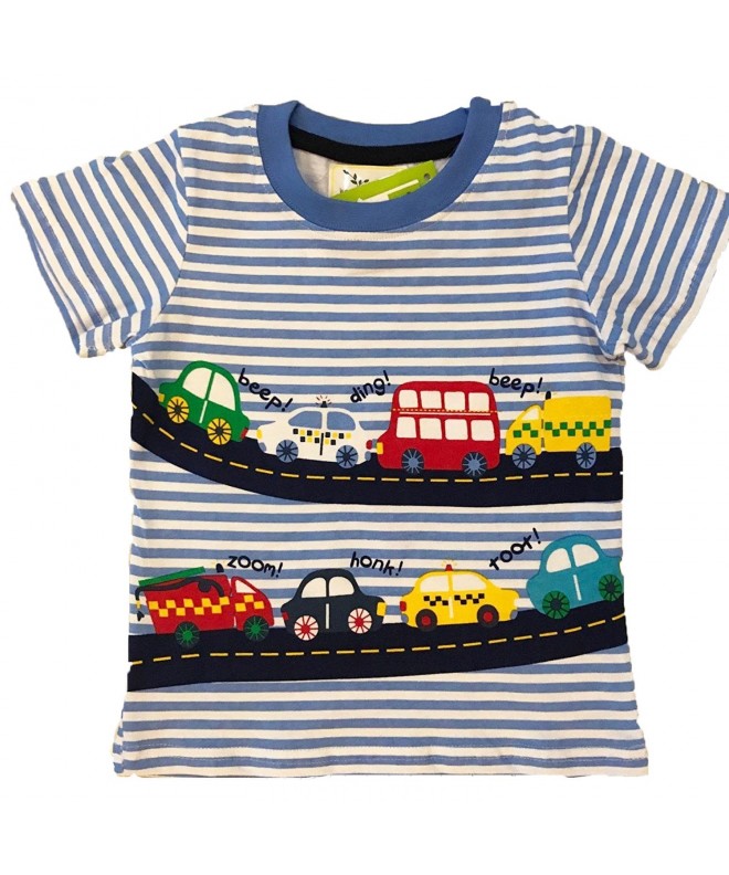 Little Boys Summer Cotton Strip T Shirt-Summer Short Sleeve T-Shirt ...