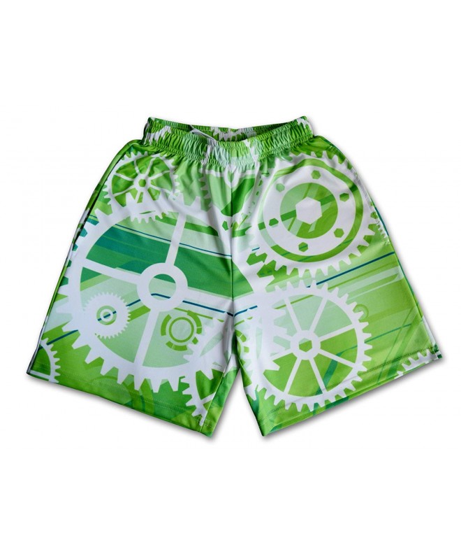 Lacrosse Threads Gears Shorts Green