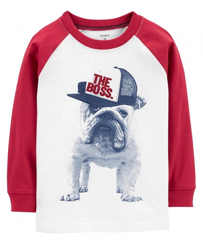 Carters Toddler Bulldog Raglan Sleeve