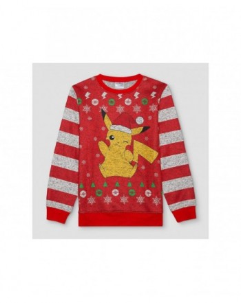 Pokemon Graphic Sleeve Pullover Sweater