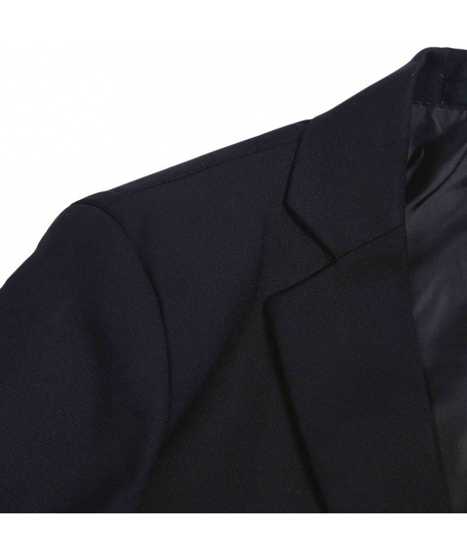 Boys Baby 3 Piece Formal Suit Set Jacket Vest Trousers 2-14Y Black ...