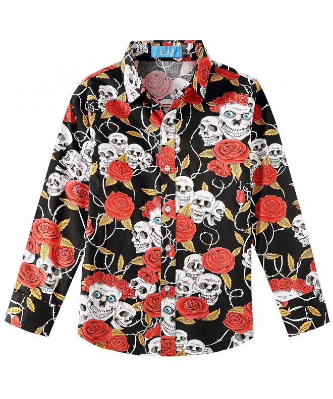 SSLR Printed Casual Sleeve Button