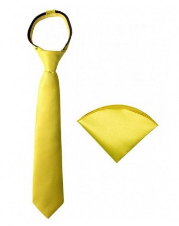 Spring Notion Zipper Necktie Handkerchief